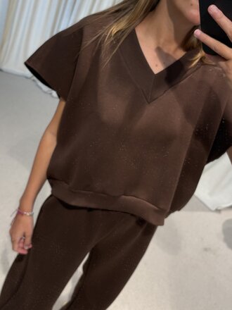 RE/BORN Barcelona Sweater - Chocolate