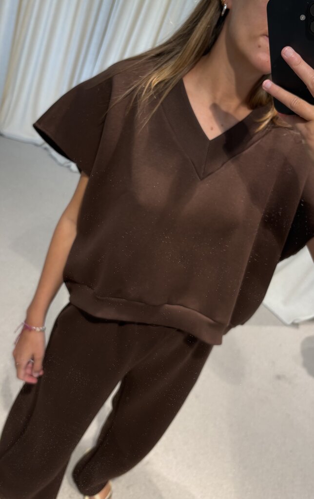 RE/BORN Barcelona Sweater - Chocolate