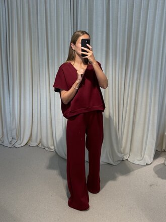 RE/BORN Gustavo Pants - Bordeaux