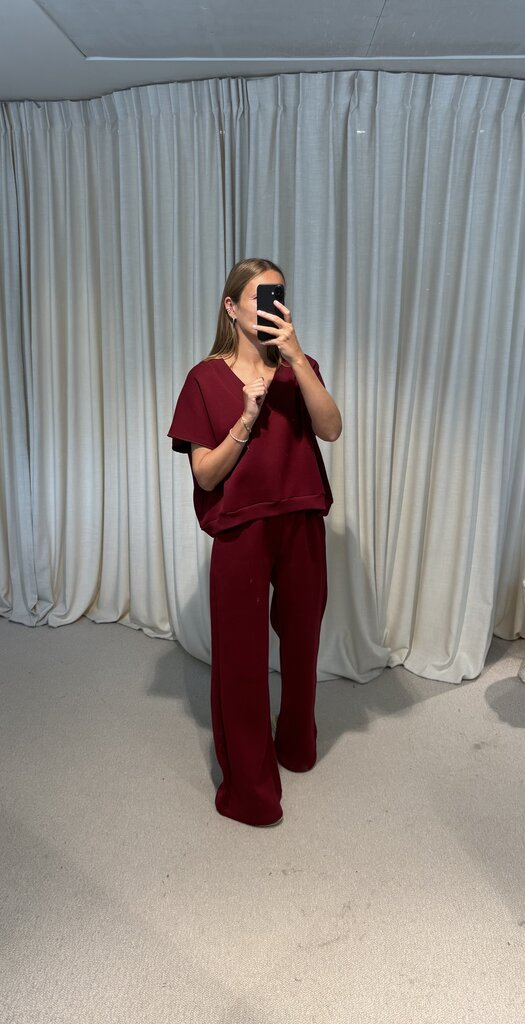 RE/BORN Gustavo Pants - Bordeaux