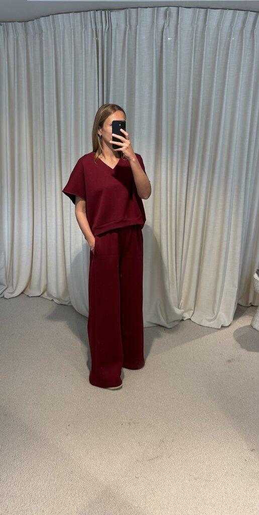 RE/BORN Gustavo Pants - Bordeaux