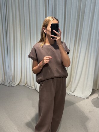 RE/BORN Justine Top - Taupe