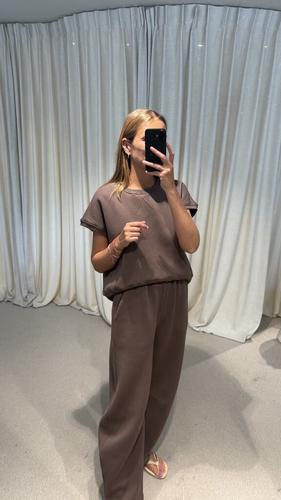 RE/BORN Justine Top - Taupe