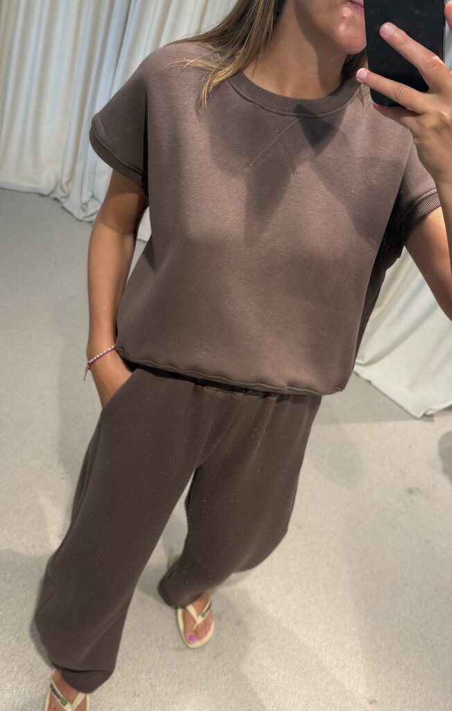 RE/BORN Justine Top - Taupe