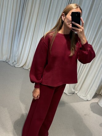 RE/BORN Kai Sweater - Bordeaux