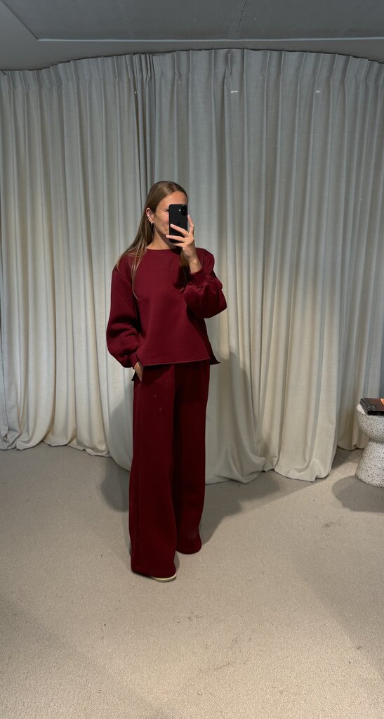 RE/BORN Kai Sweater - Bordeaux