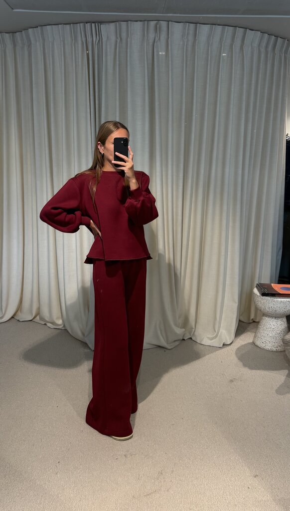 RE/BORN Kai Sweater - Bordeaux