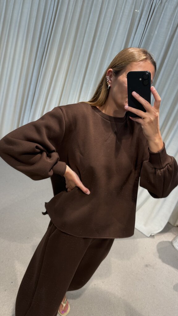 RE/BORN Kai Sweater - Chocolate