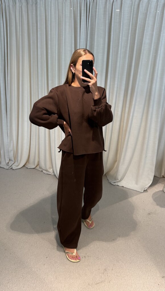RE/BORN Kai Sweater - Chocolate