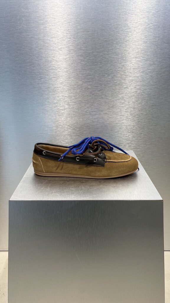 Posa Boat Loafer Suede/Leather - Coffee/Caramelo