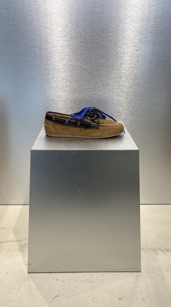 Posa Boat Loafer Suede/Leather - Coffee/Caramelo