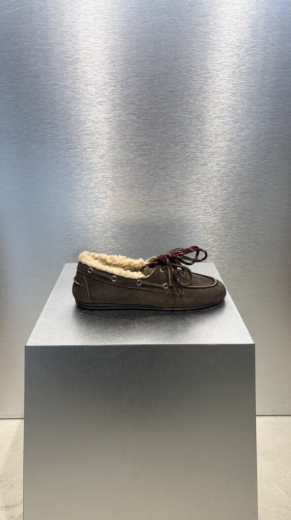 Posa Boat Loafer Brushed FUR - Daytona Grey