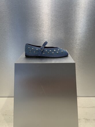 Flabelus Mae Silver Denim - Blue