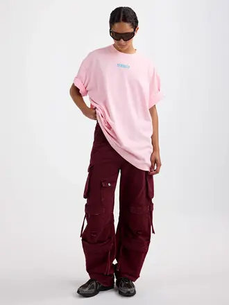Stieglitz Franca Balloon Cargo Jeans - Red