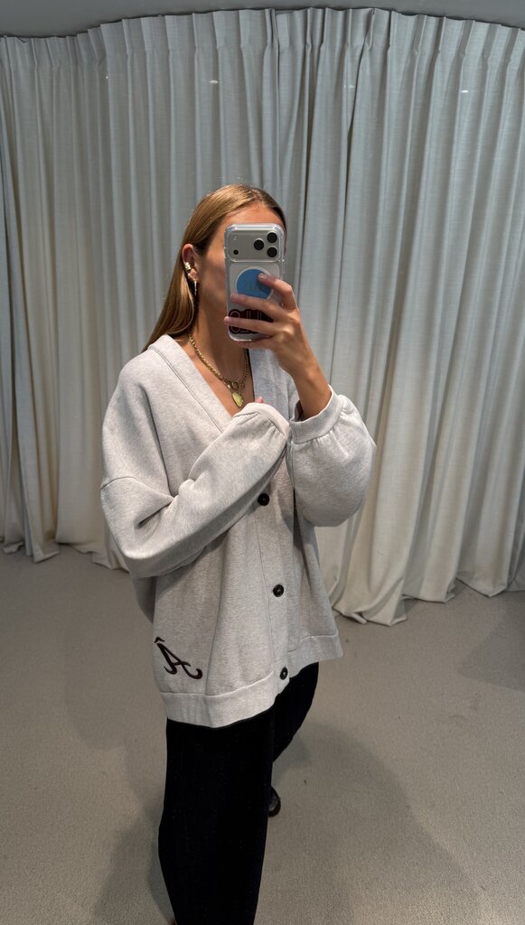 Âme Antwerp Obligation cardigan - Marled grey