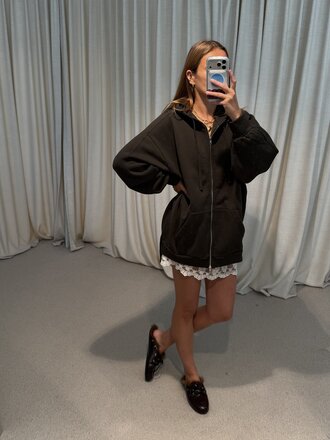 Âme Antwerp Ooper hoodie - Forest green