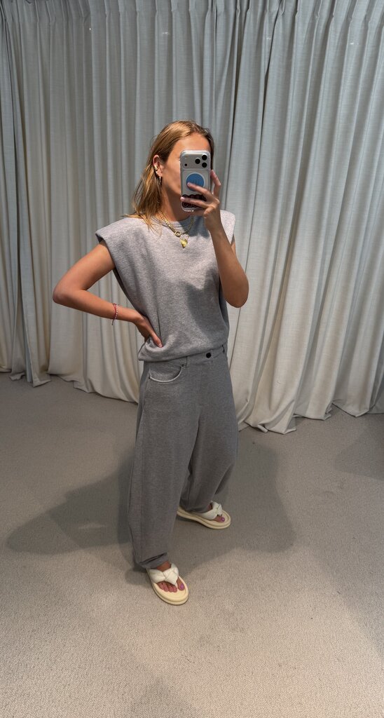 Rae Essex Balloon Sweat Pants - Grey