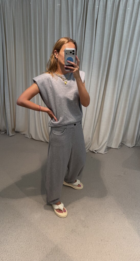 Rae Essex Balloon Sweat Pants - Grey