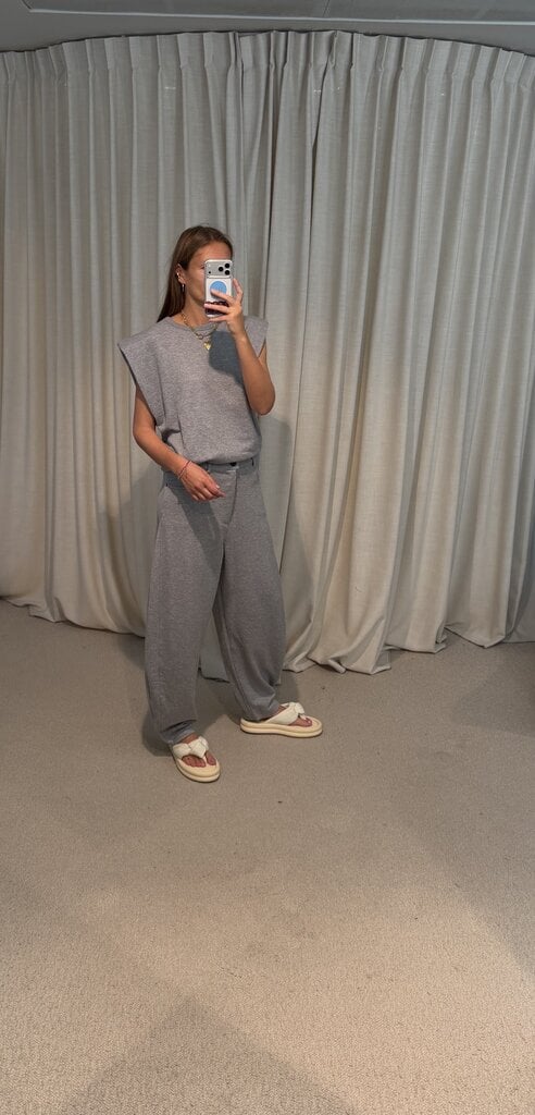 Rae Essex Balloon Sweat Pants - Grey