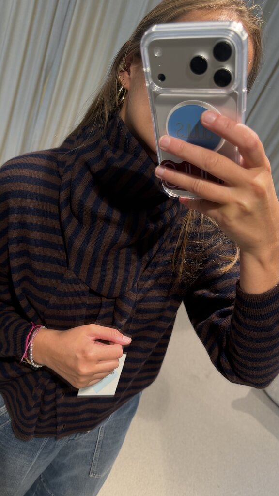 Raff Collective Alixe Striped Knit - Brown