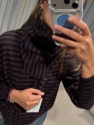 Raff Collective Big Striped Triangle - Brown
