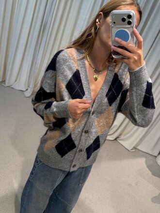Raff Collective Roy Cardigan - Grey