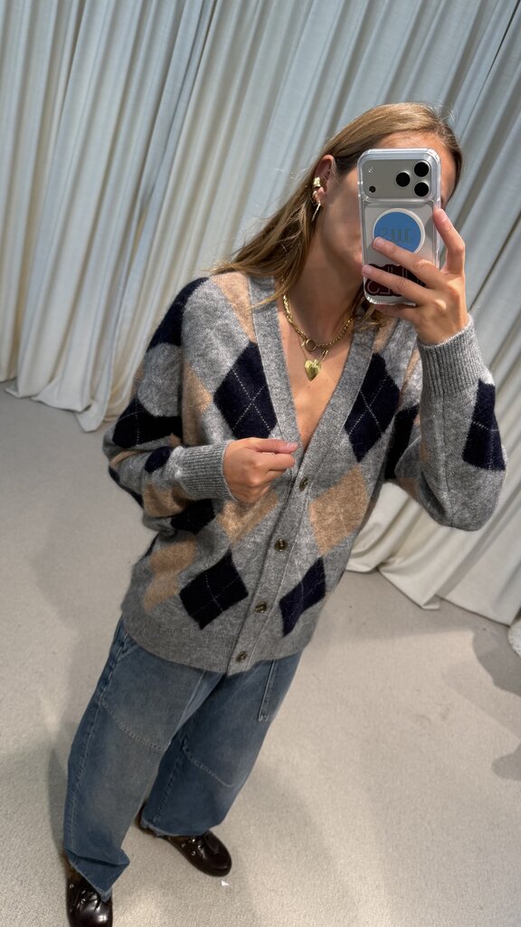 Raff Collective Roy Cardigan - Grey