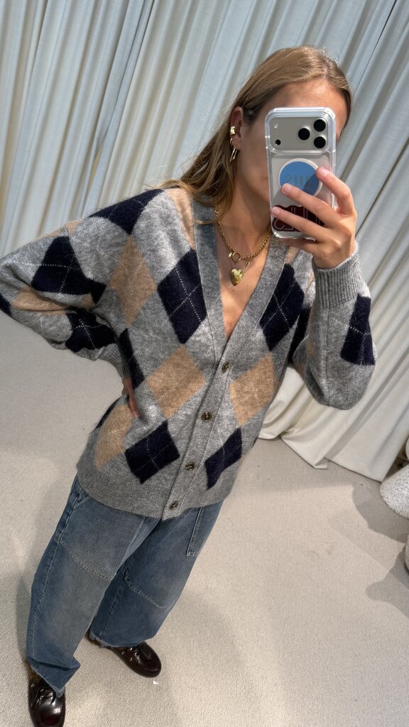 Raff Collective Roy Cardigan - Grey