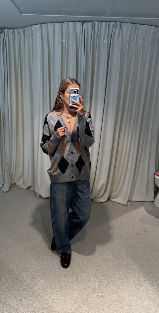 Raff Collective Roy Cardigan - Grey