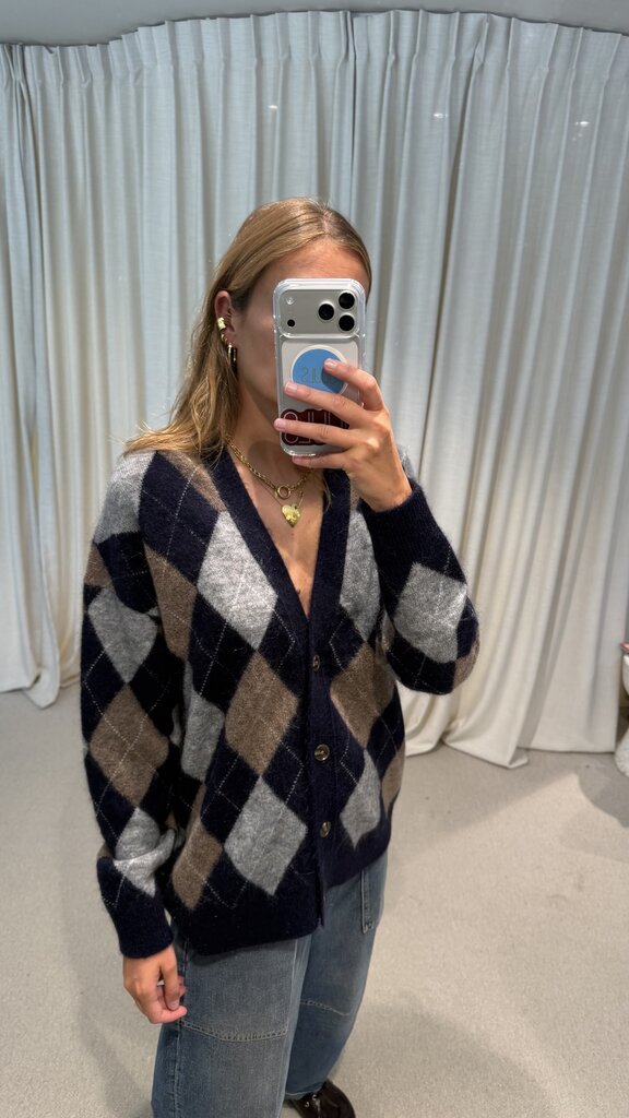 Raff Collective Roy Cardigan - Navy