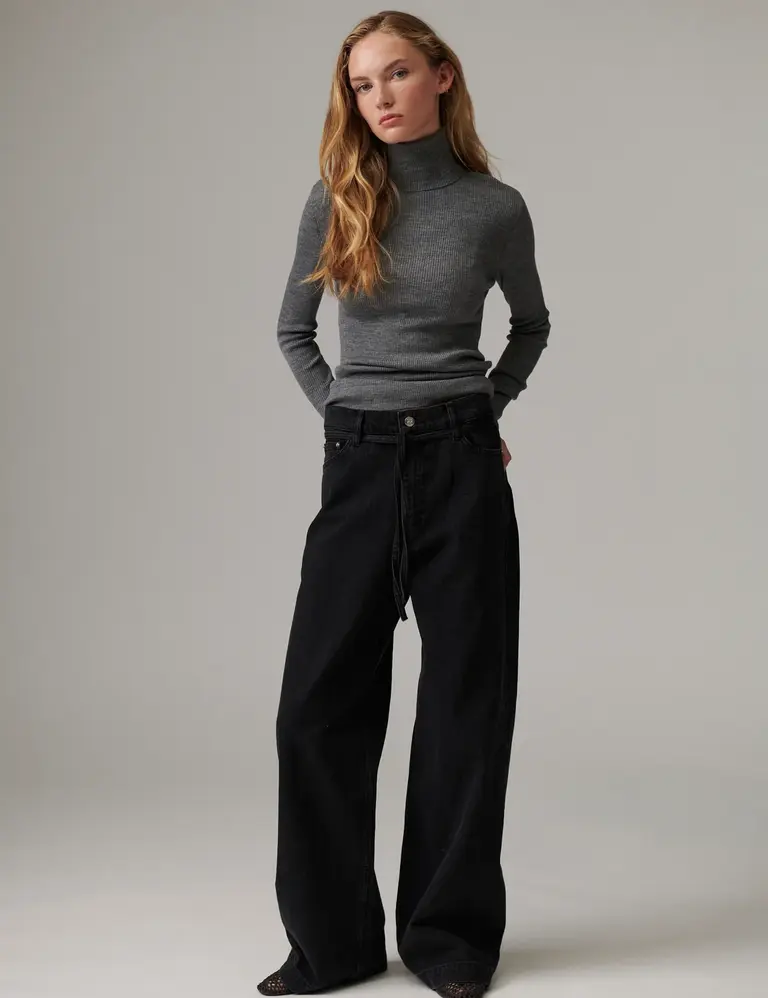 DAY Sierra Logo Top - Medium Grey Melange