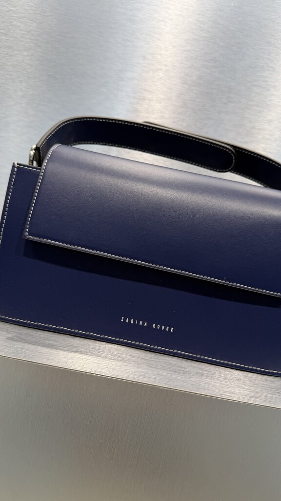 Zarina Rouge Leo Handbag - Blueberry