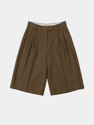 NOTED Abbu Bermuda - Khaki
