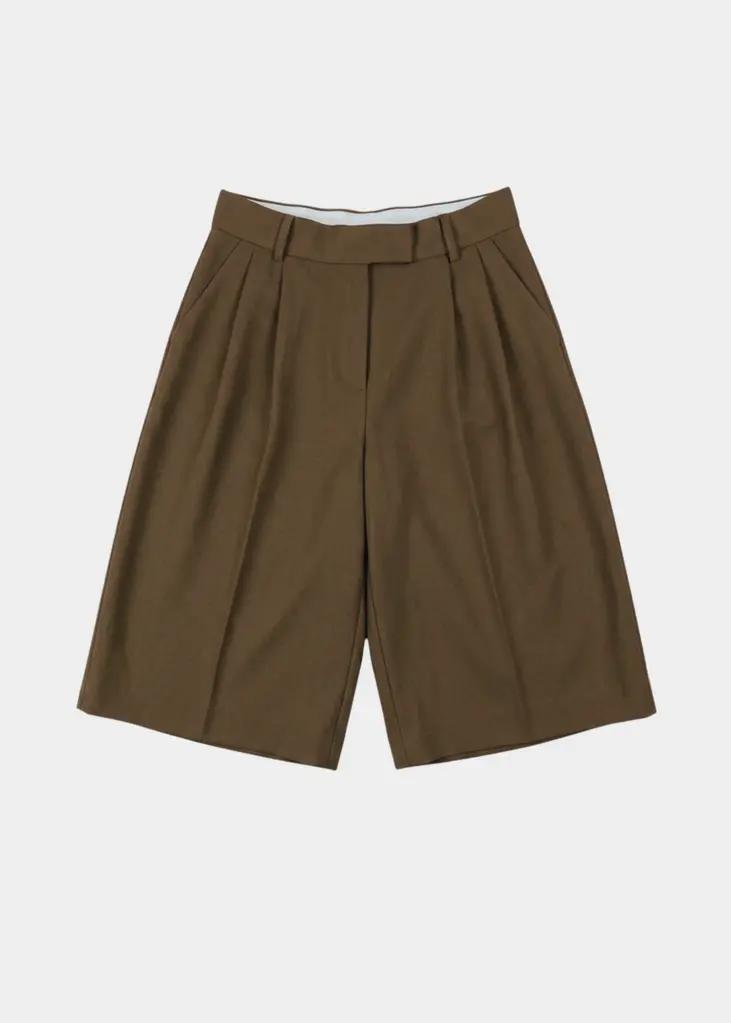 NOTED Abbu Bermuda - Khaki