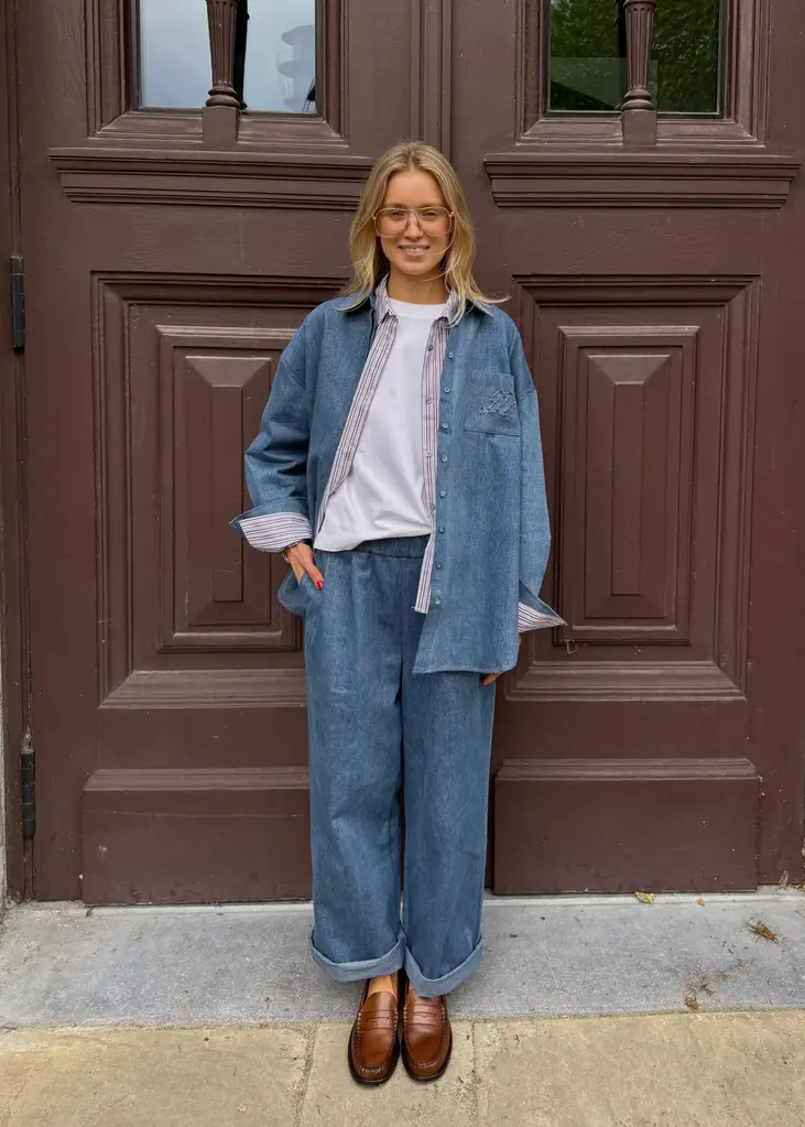 NOTED Cera Pants - Denim