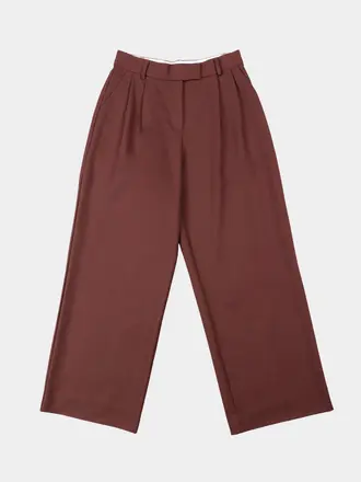 NOTED Abbi Pants - Bordeaux
