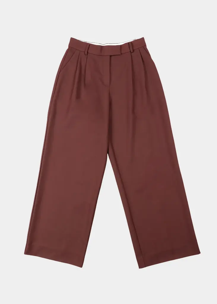 NOTED Abbi Pants - Bordeaux
