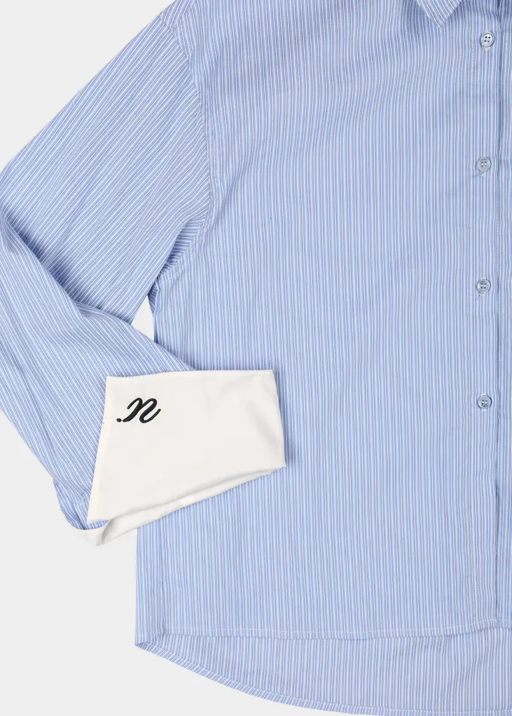 NOTED Dia Shirt - Blue Stripe