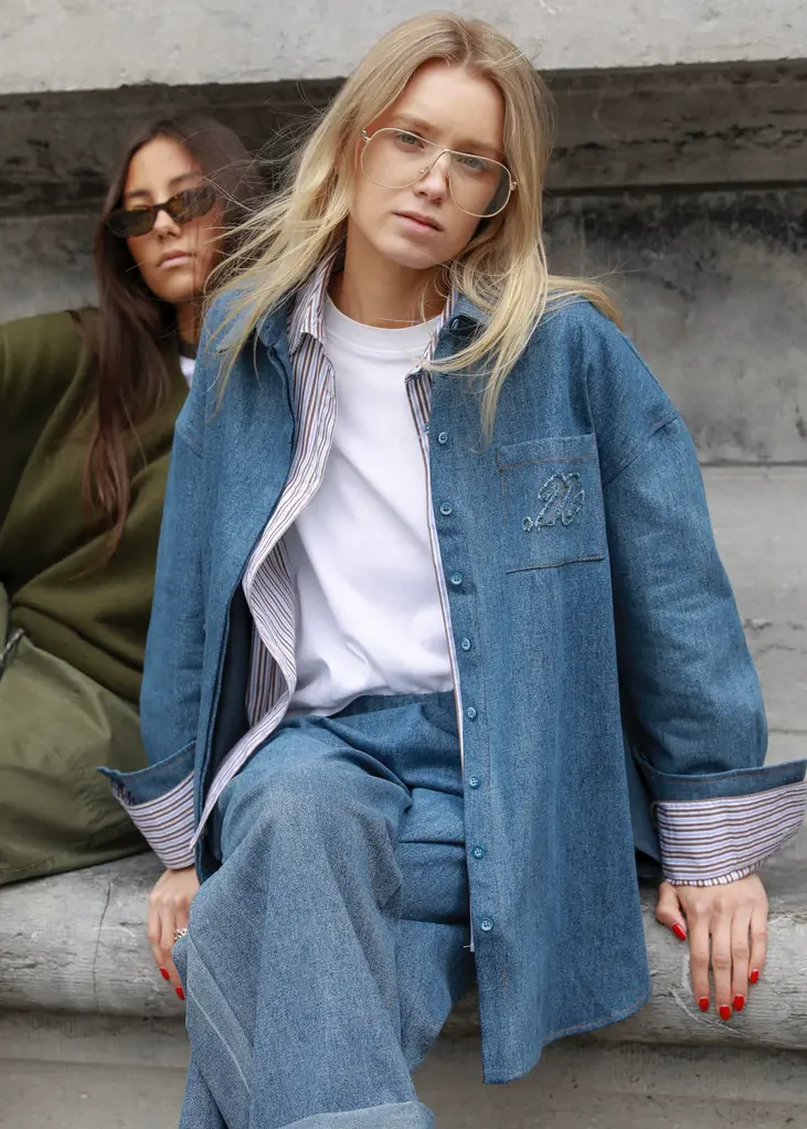 NOTED Celi Shirt - Denim