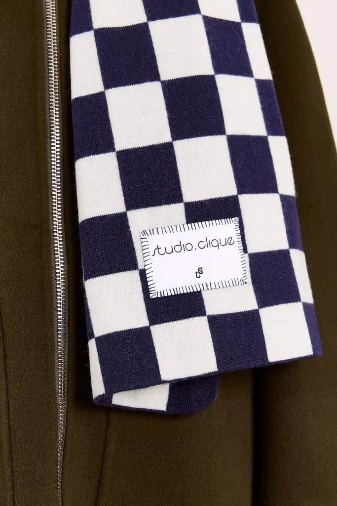 Studio Clique Susan Scarf - Navy/Cream