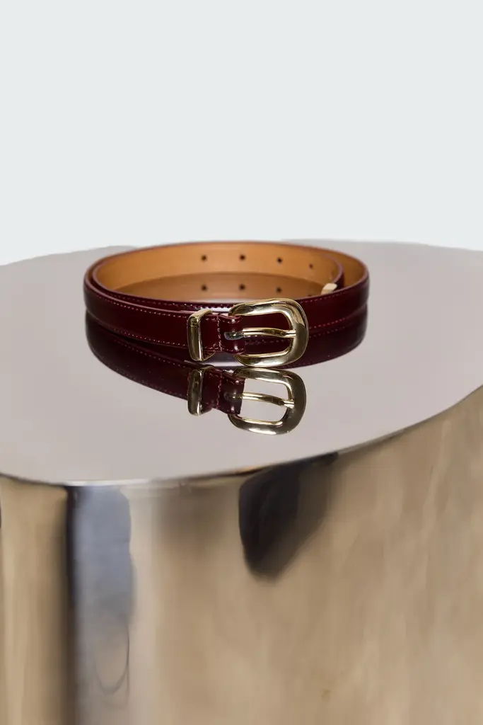 Studio Clique Albin Belt - Burgundy
