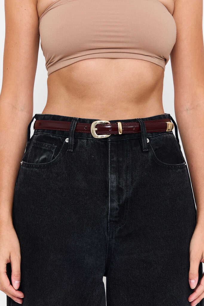 Studio Clique Albin Belt - Burgundy