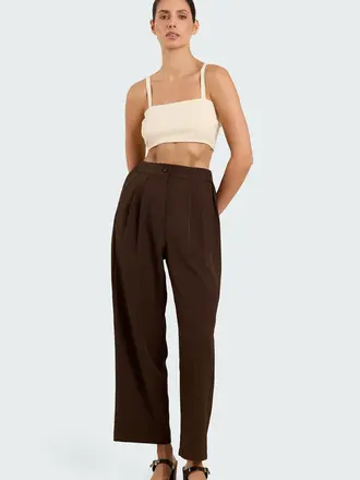 Studio Clique Bennie Pants - Brown