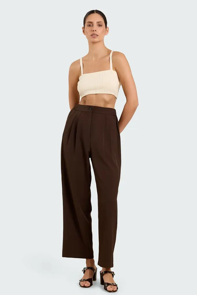 Studio Clique Bennie Pants - Brown