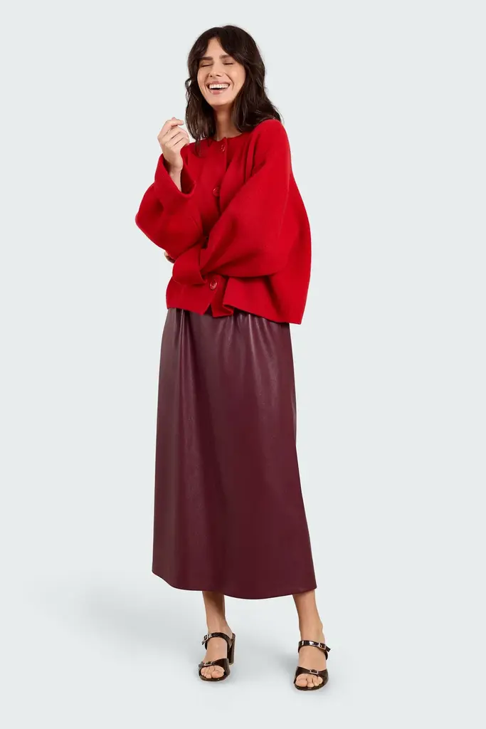 Studio Clique Annabel Skirt - Burgundy