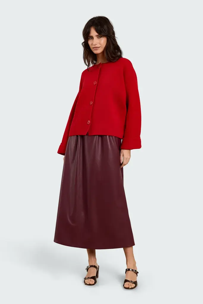 Studio Clique Annabel Skirt - Burgundy