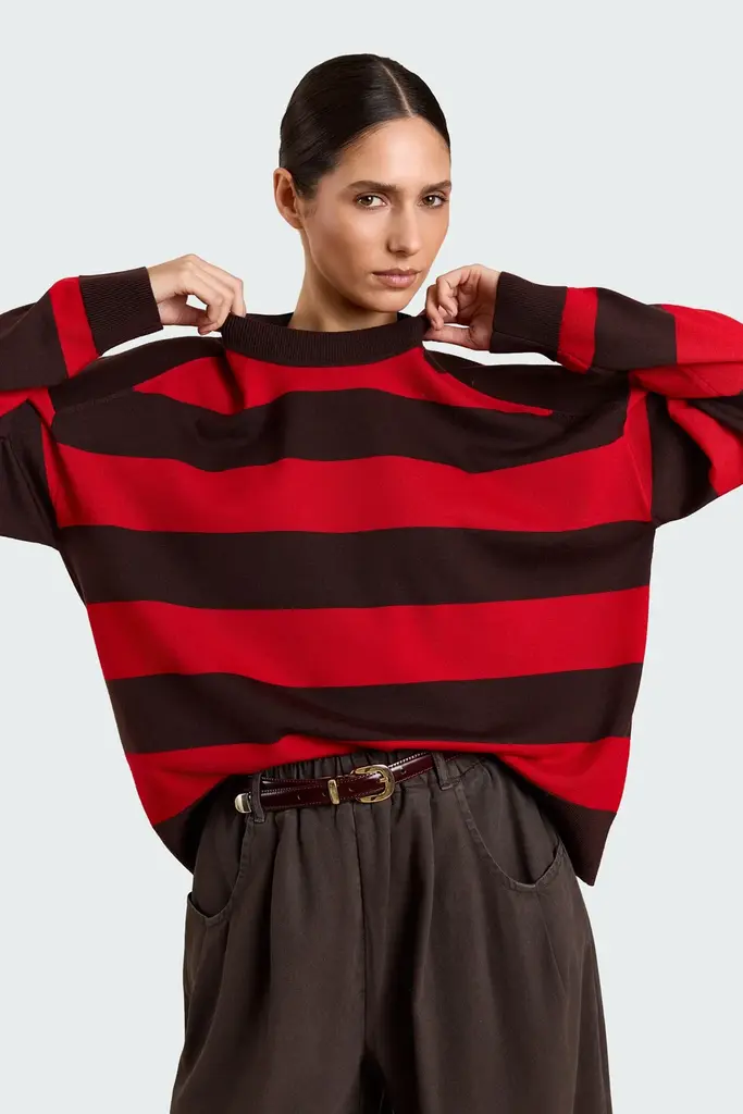 Studio Clique Sasha Jumper  - Red/Brown