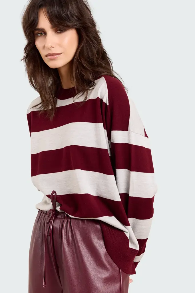 Studio Clique Sasha Jumper - Burgundy/Grey
