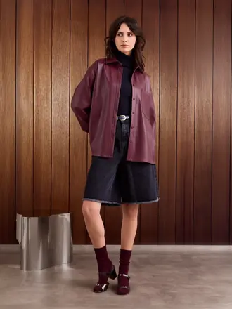 Studio Clique Selma Vest - Burgundy