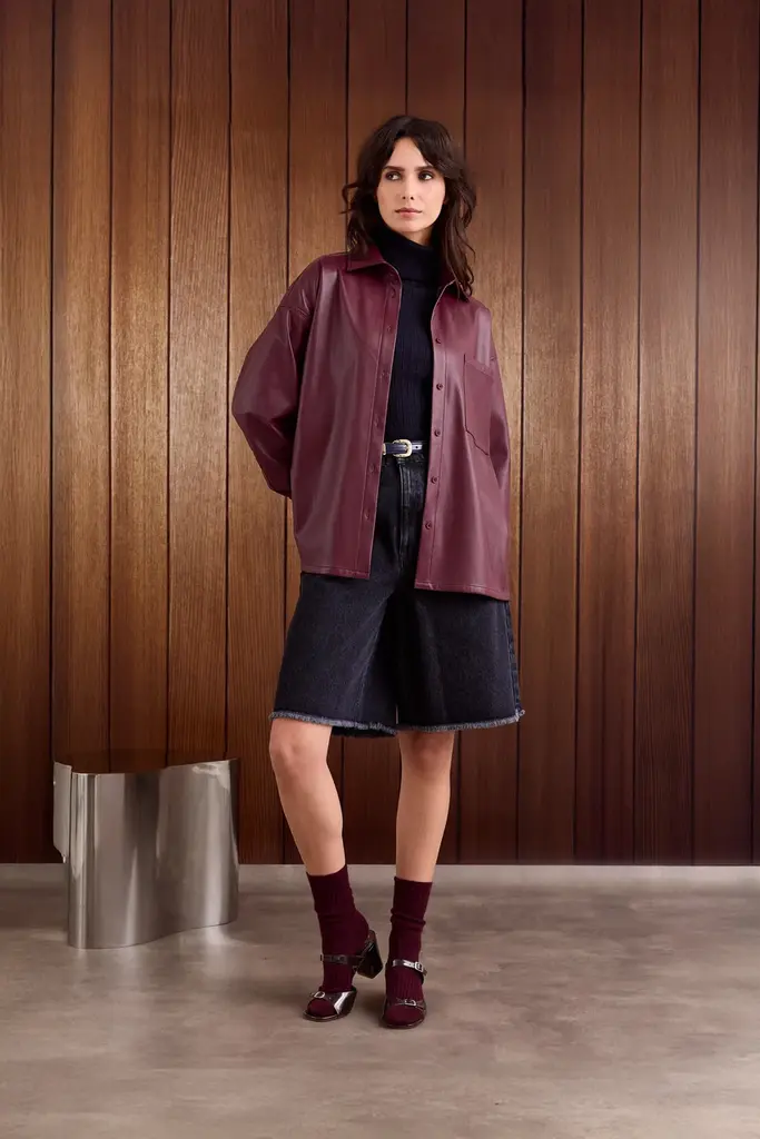 Studio Clique Selma Vest - Burgundy